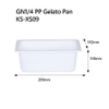 KS-XS04 3 Litres US Standard 1/4 PP Pan Liner